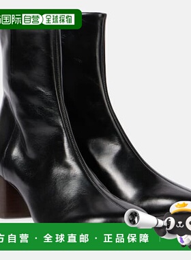 1h可退 香港直邮Lemaire 女士 Anatomic 55 皮质短靴 FO0206LL007