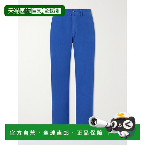 香港直邮Polo Ralph Lauren Polo 拉夫 劳伦 男士 直筒亚麻棉混纺