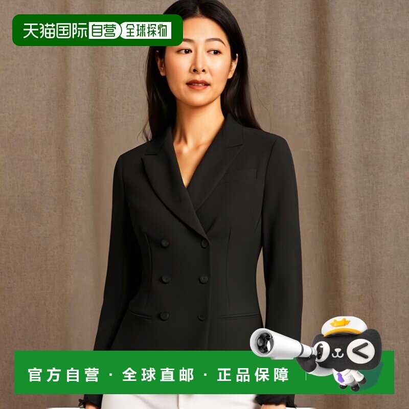 香港直邮Dior 双排扣西装外套 421V62A1030迪奥羊毛休闲风长袖