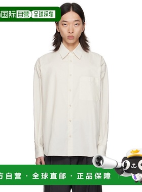 香港直邮Lemaire 男士 灰白色 Regular 衬衫 SH1201LF1500