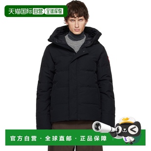 1h可退 香港直邮Canada Goose 加拿大鹅 男士 黑色 MacMillan 羽
