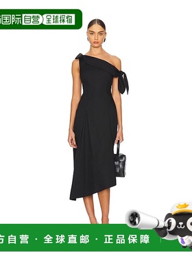 香港直邮Lpa 女士 Eloise 中长连衣裙 LPD918F24 black黑色 舒适