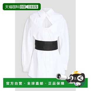 王 亚历山大 女士 毛边剪口迷你衬衫 连 香港直邮Alexander 式 Wang