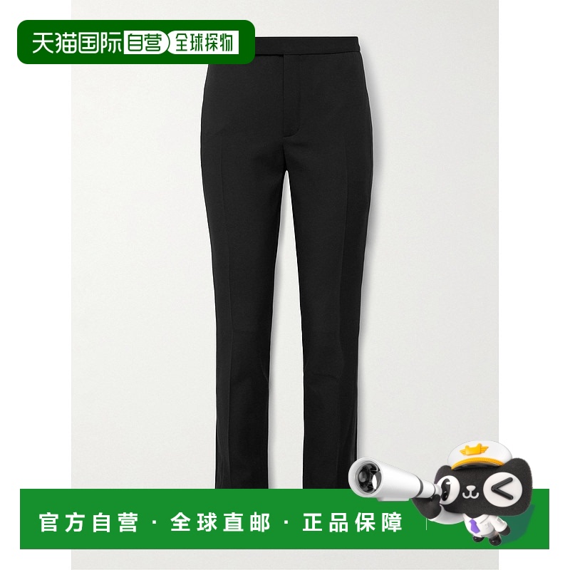 香港直邮Saint Laurent 圣罗兰 男士 粒纹无尾礼服裤 607849Y512W