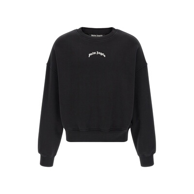 香港直邮Palm Angels 棕榈天使 男士 'Back Logo' 曲线运动衫 PMB