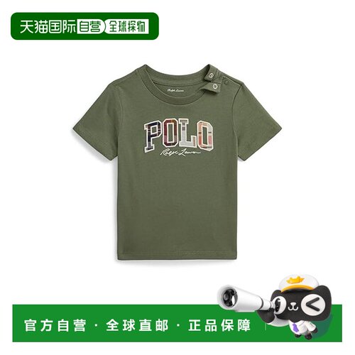 香港直邮Polo Ralph Lauren Polo 拉夫 劳伦 男童 Madras-logo 棉