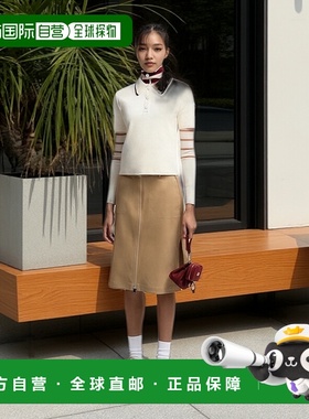 欧洲直邮MONCLER (2025新品) Polo en maille de coton短袖修身