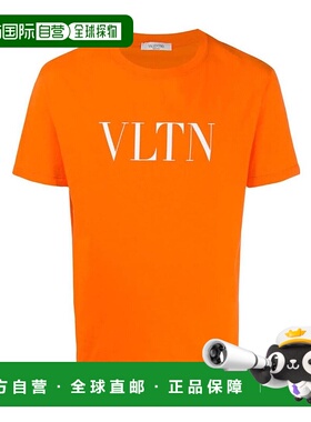 【99新未使用】香港直邮Valentino 徽标圆领T恤 TV0MG10V3LE男装