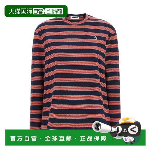 香港直邮Jil Sander 吉尔 桑达 女士 条纹T恤 J02GC0169J20389