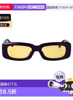 1h可退 香港直邮The Attico 女士 紫色醋纤太阳眼镜 ATTICO16SUNC