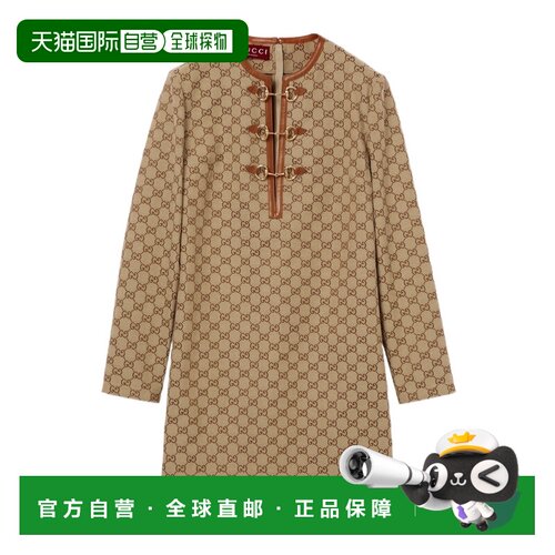 香港直邮Gucci 马衔扣连衣裙 820404Z8BZA