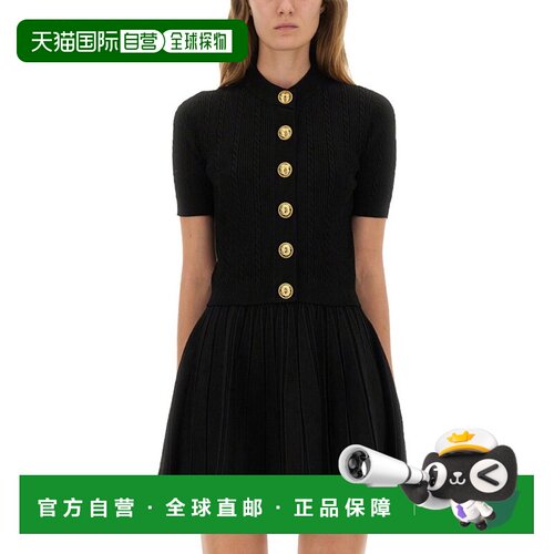 1h可退 香港直邮BALMAIN 女士针织衫 FF1KL230KI500PA AW2025 黑