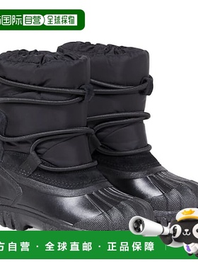 香港直邮moncler 男童 Chris 雪地靴童鞋 black黑色 舒适时尚