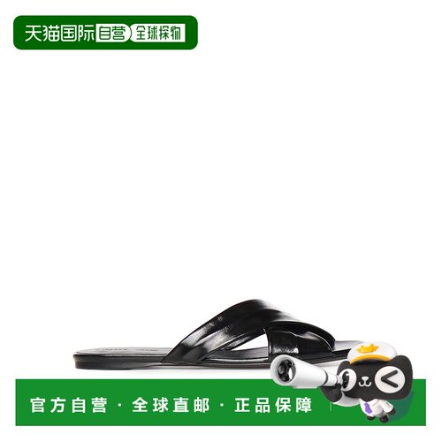 香港直邮KHAITE 女士凉鞋 F3102987L943 CO 黑色 Liria Flat Sand