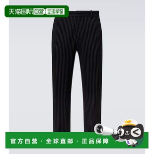 香港直邮Acne 细条纹直筒长裤 Studios 男士 艾克妮 1h可退
