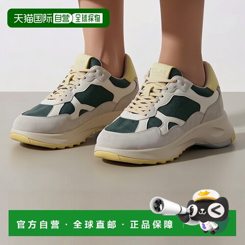 欧洲直邮Clae  男鞋子 低帮板鞋 冬天 绿色 ZUMA