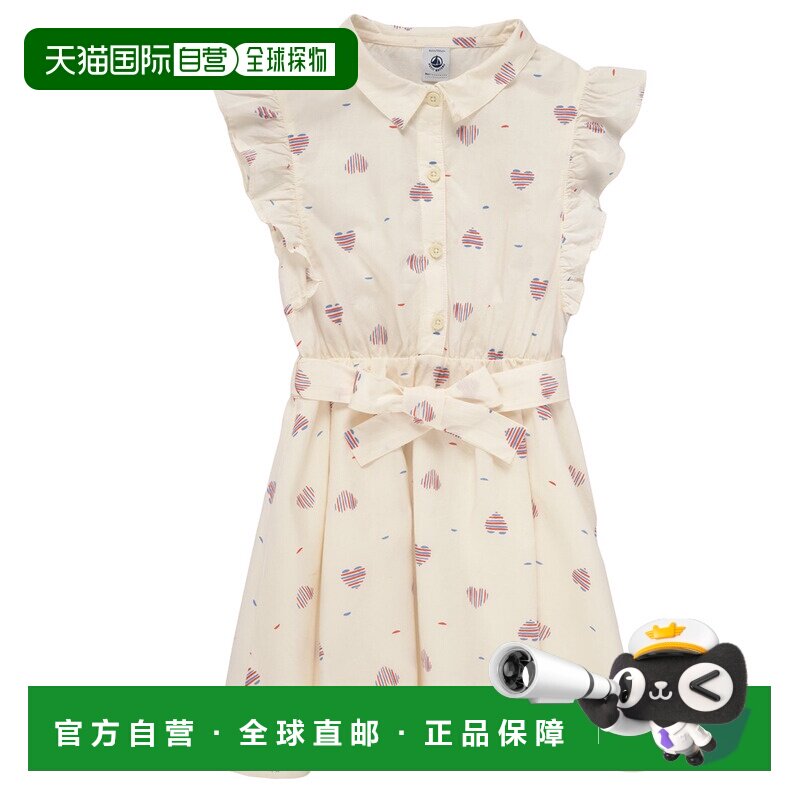欧洲直邮petit bateau 小帆船 女童装 春夏 短连衣裙 BORY