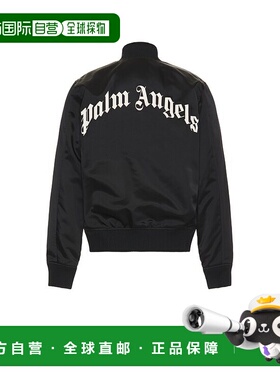 1h可退 香港直邮Palm Angels 棕榈天使 男士 黑色 Curved Logo 飞