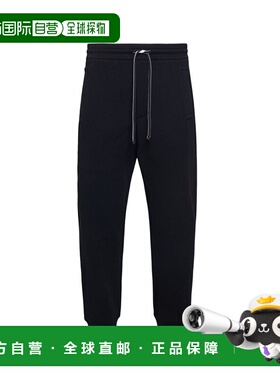 香港直邮Emporio Armani 黑色抽绳卫裤运动裤 8N1P921JHSZ阿玛尼