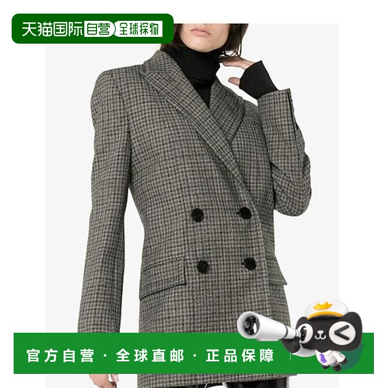 香港直邮Givenchy 格纹羊毛西装外套 BW307A11DY纪梵希