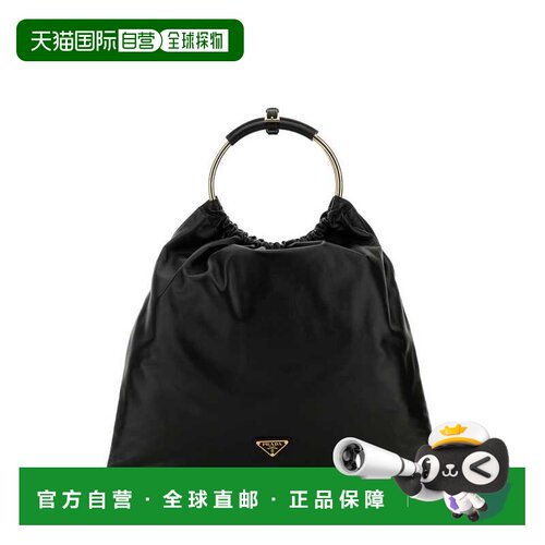 1h可退 香港直邮PRADA 女士手提包 1BC2262DX8F0002 SS2025 黑色