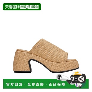 单鞋 香港直邮Ganni S2631女鞋 Platform高跟凉鞋 Butterfly