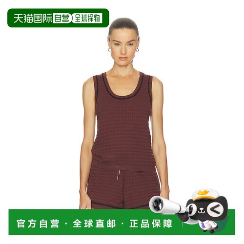 1h可退 香港直邮VARLEY 女士 Gideon 针织背心 VAR03370 舒适时尚