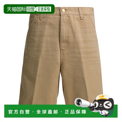 香港直邮CARHARTT WIP 男士短裤 SS2026 I03479707E4O 棕色休闲裤