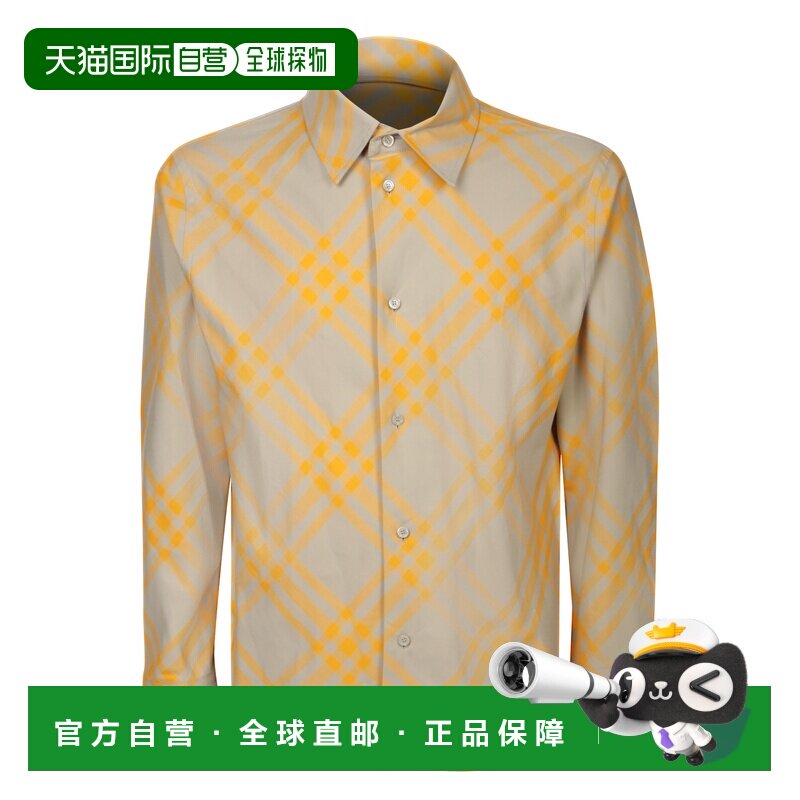 1h可退 香港直邮BURBERRY 女士衬衫 8077796B7363 AW2023 黄色 Pr