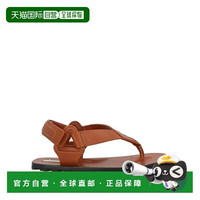 1h可退 香港直邮Jil Sander 吉尔 桑达 女士 人字拖 brown棕色 舒