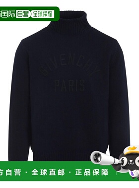 1h可退 香港直邮GIVENCHY 男士针织衫 BM90VZ4YNM499 AW2025 蓝色