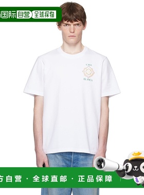 1h可退 香港直邮Casablanca 男士 白色 Championship Diamond Pri