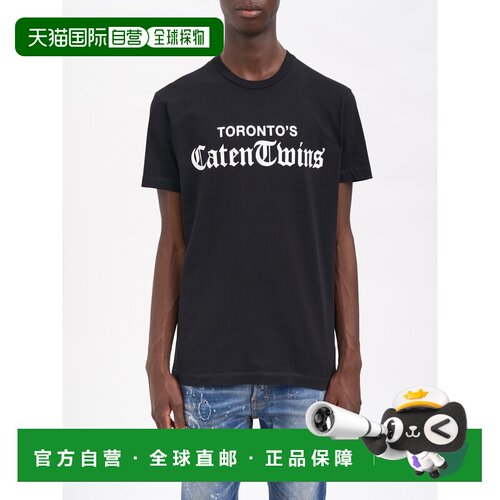 1h可退 香港直邮DSQUARED2 男士T恤 MS71GD1586D20020900BLACK AW