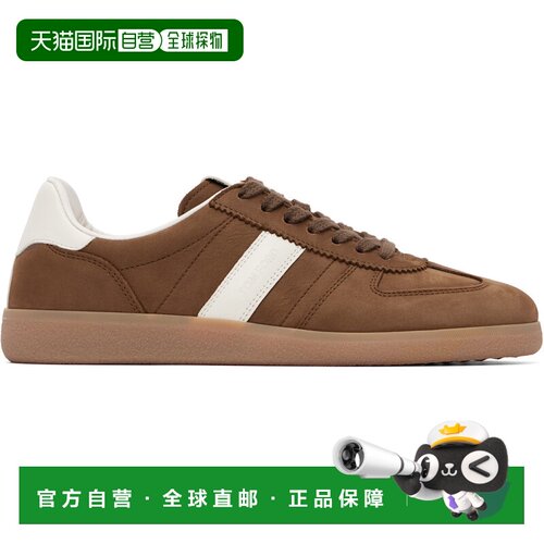 1h可退 香港直邮Tom Ford 汤姆 福特 男士 棕色 Nubuck Archer 运