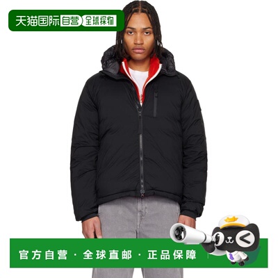 1h可退 香港直邮Canada Goose 加拿大鹅 男士 黑色黑标系列 Lodge