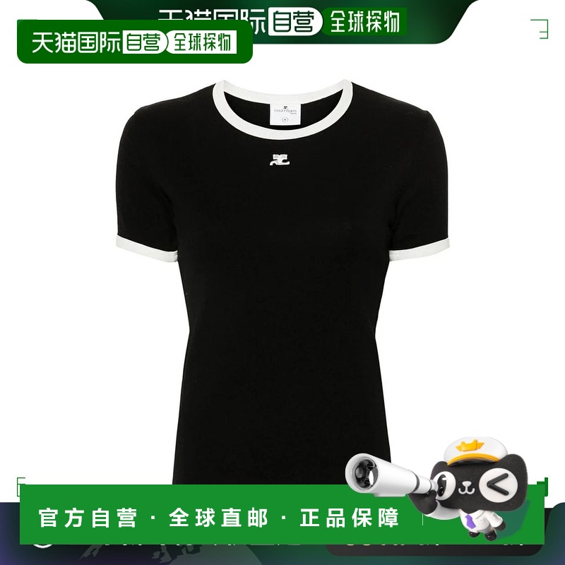 欧洲直邮COURREGES 女士T恤VESJTS017JS00709901短袖