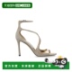 方头高跟凉鞋 香港直邮Jimmy Choo AZIA95HRKSOFTGOLD