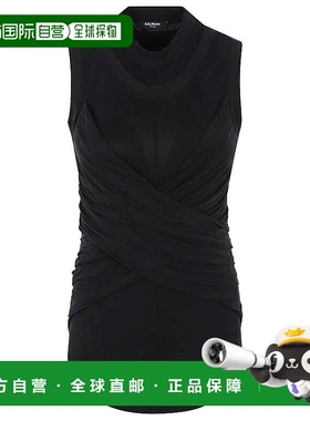 香港直邮Balmain 扭纹上衣 EF1AG620JJ77针织衫