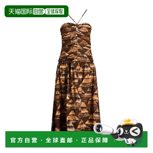 1h可退 香港直邮FARM RIO 女士 中长连衣裙 brown棕色 舒适时尚