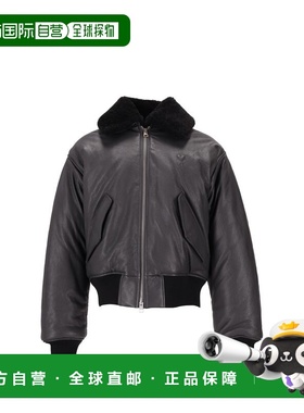 1h可退 香港直邮Ami Paris 男士 VESTE ZIPPEE EN CUIR 夹克 HJK8