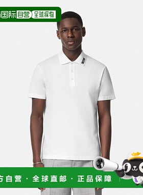 香港直邮Versace 90s VINTAGE LOGO POLO衫短袖 10139061A11276