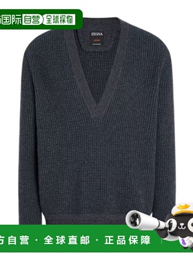 香港直邮Zegna V 领毛衣 UGSK72A2VNS杰尼亚