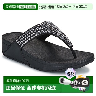 欧洲直邮FITFLOP  女鞋 秋冬2025 人字拖 LULU MAXI CRYSTAL凉鞋
