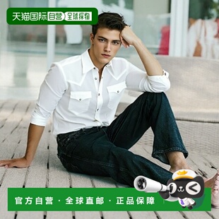 自营欧洲直邮RalphLauren拉夫劳伦 RRL修身西部府绸衬衫