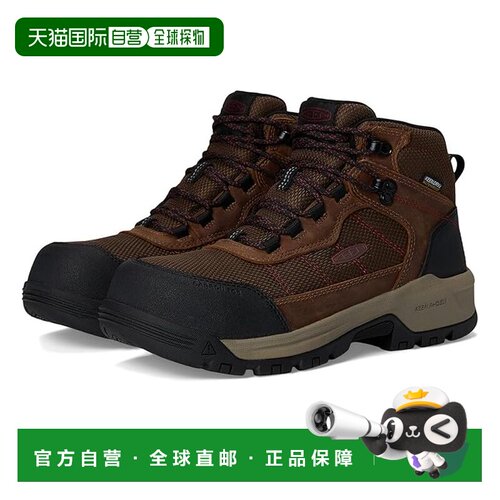1h可退 香港直邮keen 女士 Skokie 防水工装靴子(Carbon Toe)