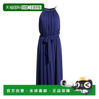 香港直邮Lauren Ralph Lauren 女士 中长连衣裙 blue蓝色 舒适时