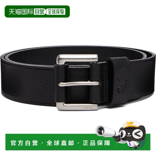 1h可退 香港直邮Polo Ralph Lauren Polo 拉夫 劳伦 男士 黑色腰