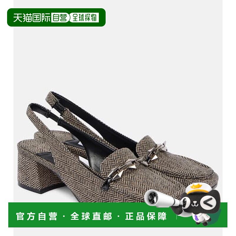 香港直邮Jimmy Choo 周仰杰 女士 Diamond Tilda 45 露跟浅口鞋