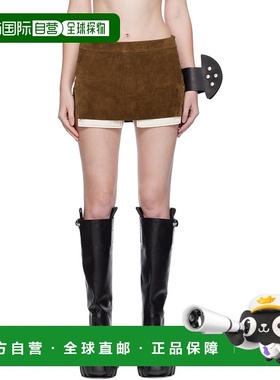 1h可退 香港直邮Rick Owens 高腰短裙 RP02E4371LCS