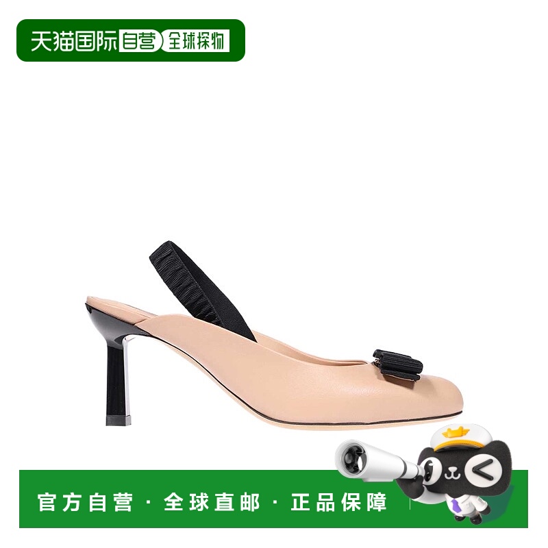 香港直邮Salvatore Ferragamo 露跟高跟凉鞋 01E441